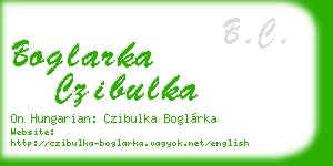 boglarka czibulka business card